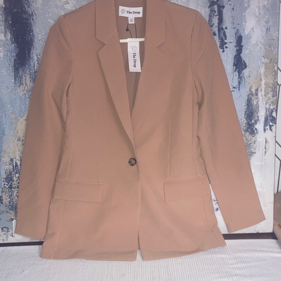 The Drop Jackets & Blazers - NWT The Drop by Amazon Women’s  XXS Praline Tan Blazer